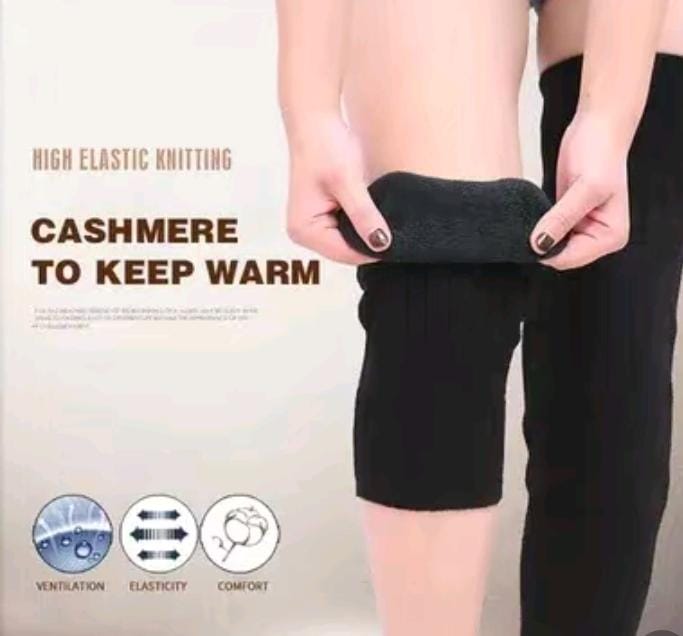 Winter Warm Knee Pads for Men And Women - Wool Material (Pair)