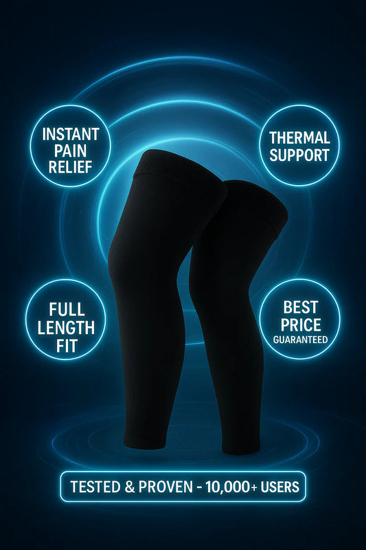 Winter Warm Knee Pads for Men And Women - Wool Material (Pair)